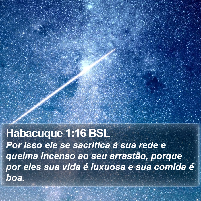 Habacuque 1:16 BSL Bible Study