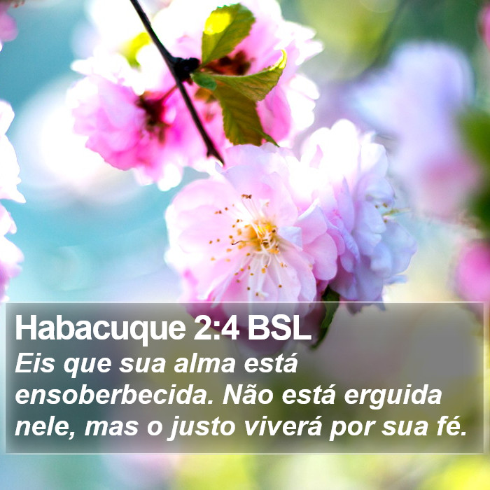 Habacuque 2:4 BSL Bible Study