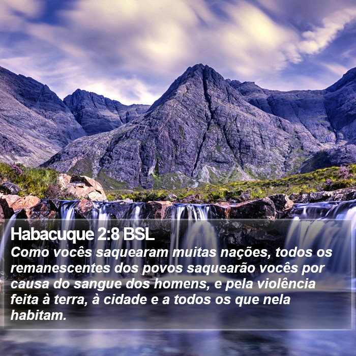 Habacuque 2:8 BSL Bible Study