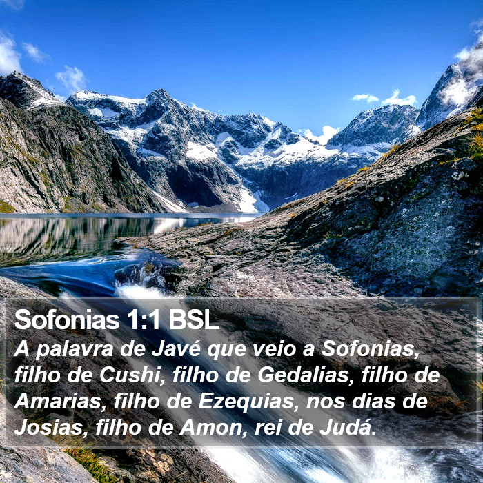 Sofonias 1:1 BSL Bible Study