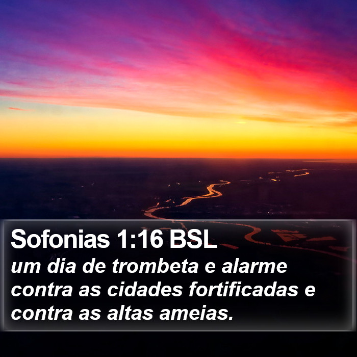 Sofonias 1:16 BSL Bible Study