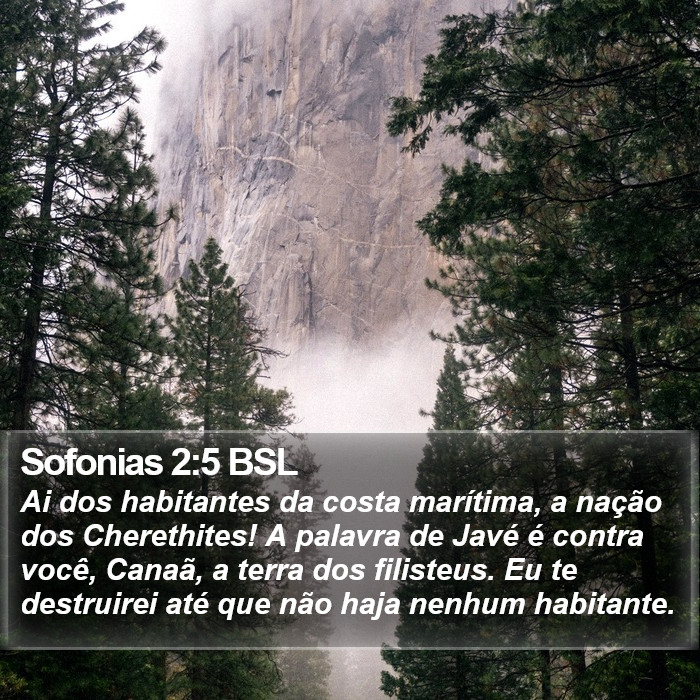 Sofonias 2:5 BSL Bible Study