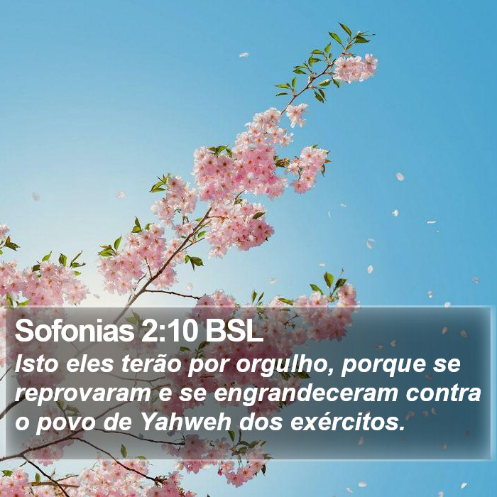 Sofonias 2:10 BSL Bible Study