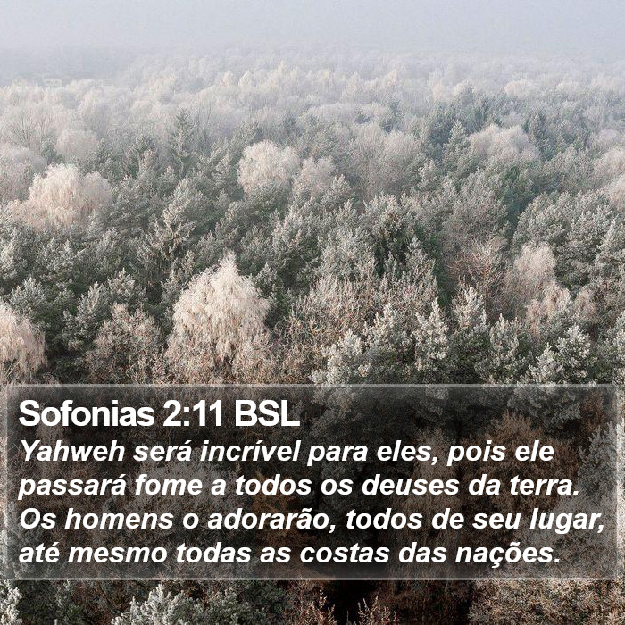 Sofonias 2:11 BSL Bible Study