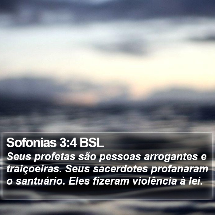 Sofonias 3:4 BSL Bible Study