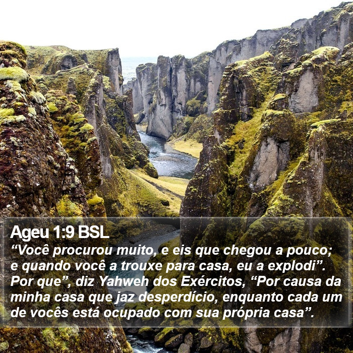 Ageu 1:9 BSL Bible Study