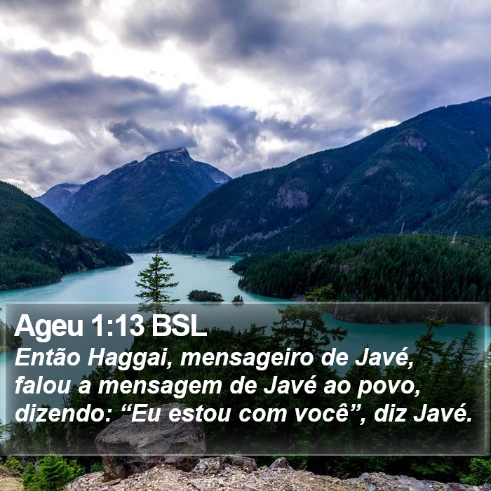 Ageu 1:13 BSL Bible Study