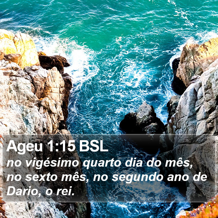 Ageu 1:15 BSL Bible Study