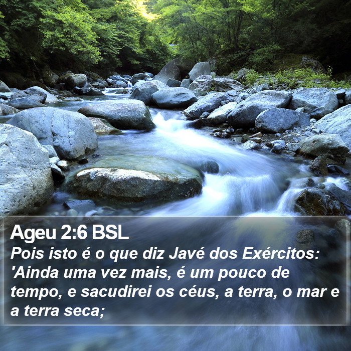 Ageu 2:6 BSL Bible Study