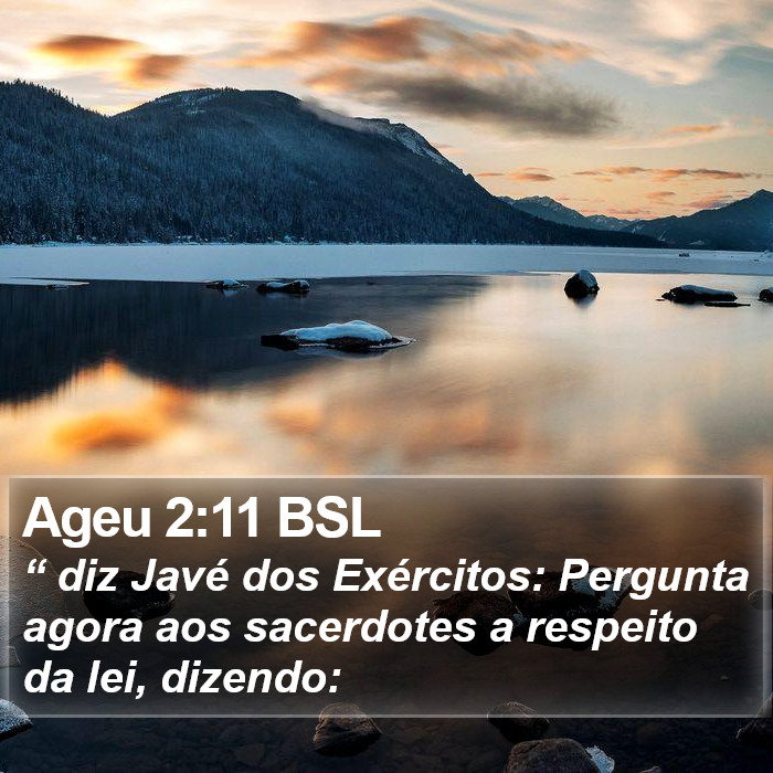 Ageu 2:11 BSL Bible Study
