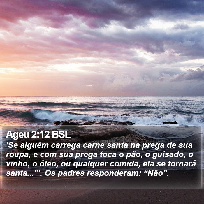 Ageu 2:12 BSL Bible Study