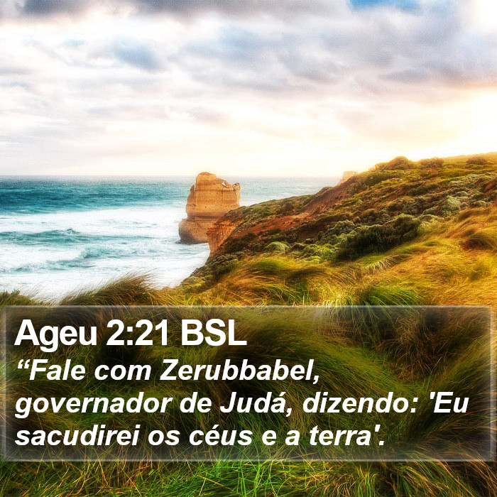 Ageu 2:21 BSL Bible Study