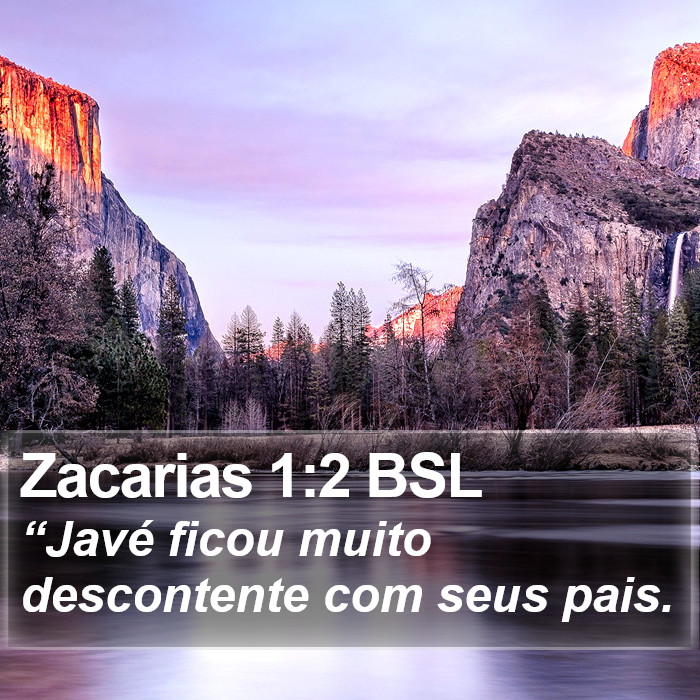 Zacarias 1:2 BSL Bible Study