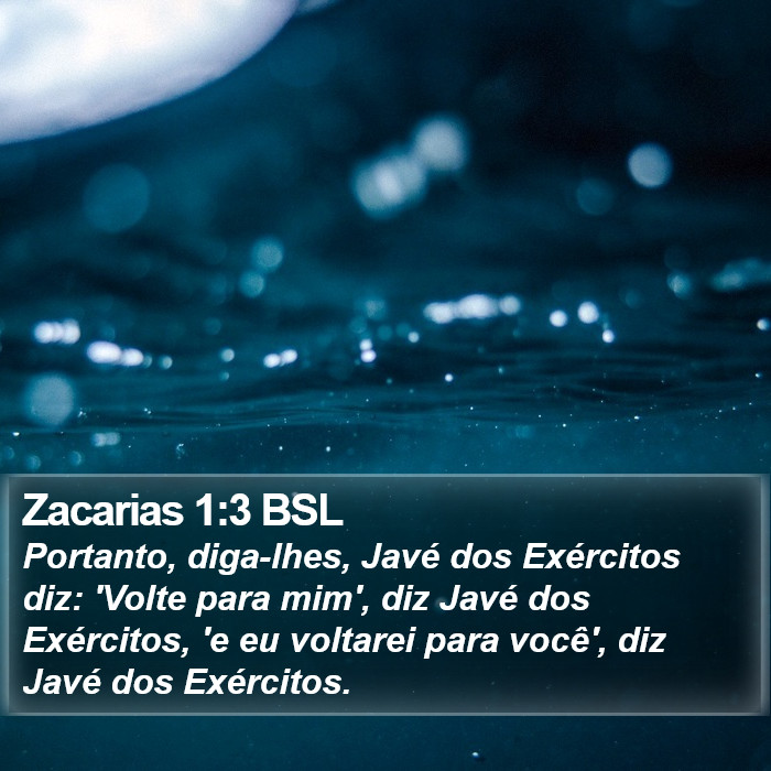 Zacarias 1:3 BSL Bible Study