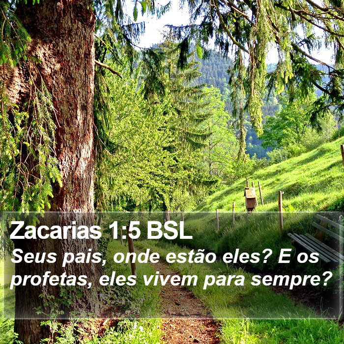 Zacarias 1:5 BSL Bible Study