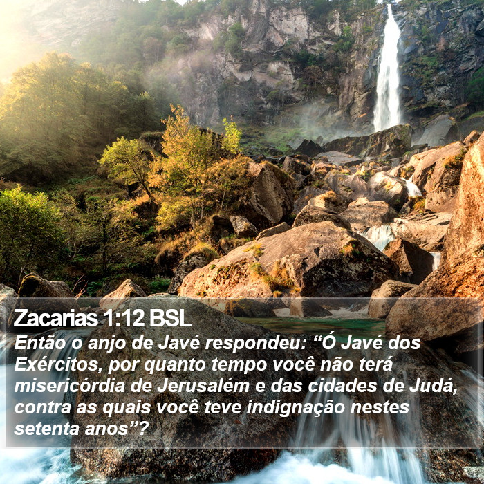 Zacarias 1:12 BSL Bible Study