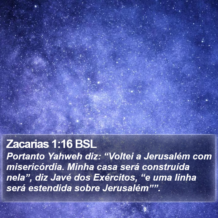 Zacarias 1:16 BSL Bible Study