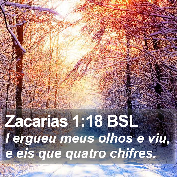 Zacarias 1:18 BSL Bible Study