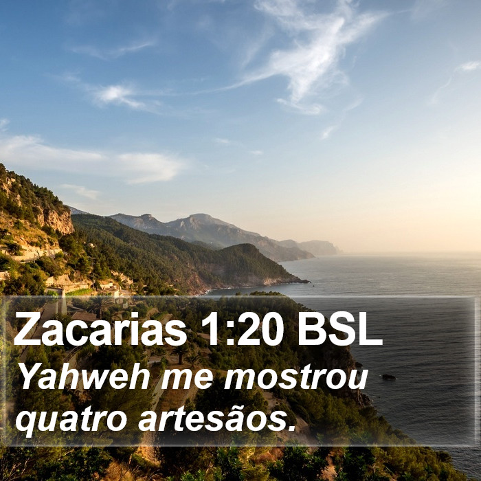 Zacarias 1:20 BSL Bible Study