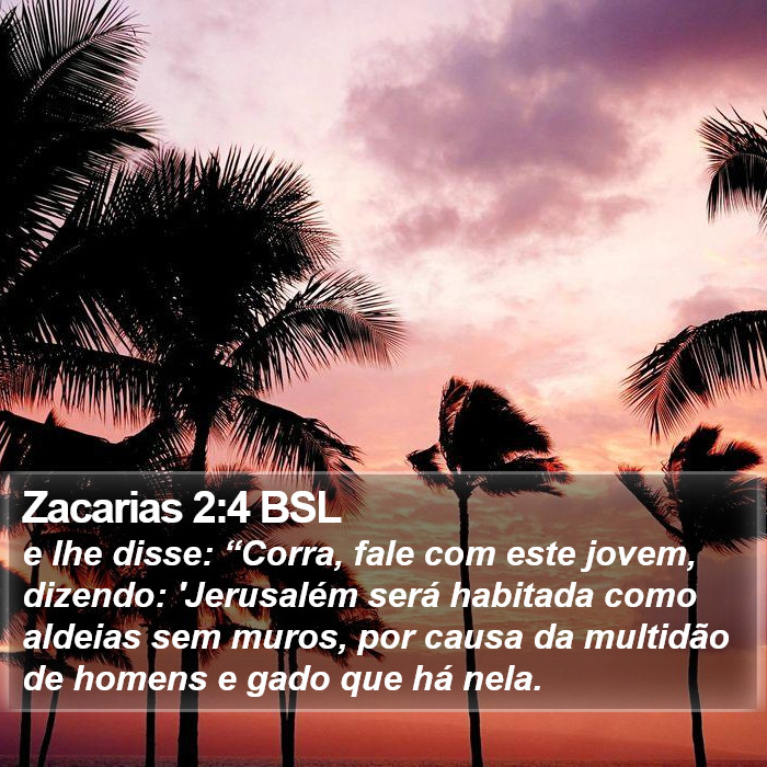 Zacarias 2:4 BSL Bible Study