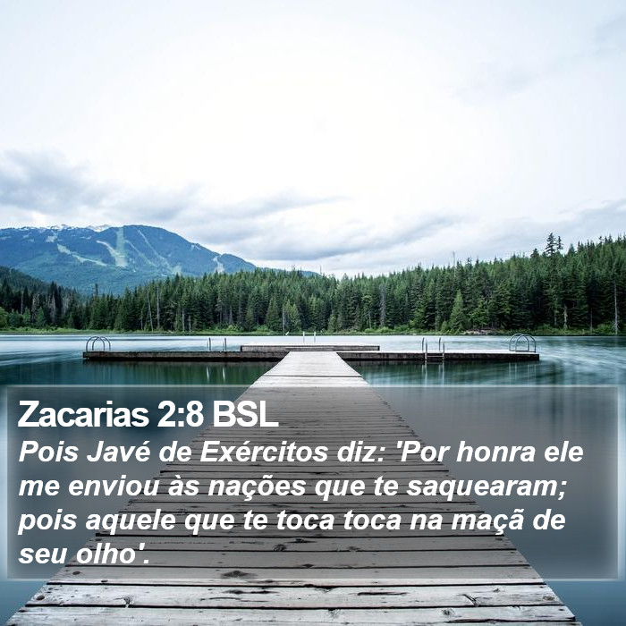 Zacarias 2:8 BSL Bible Study