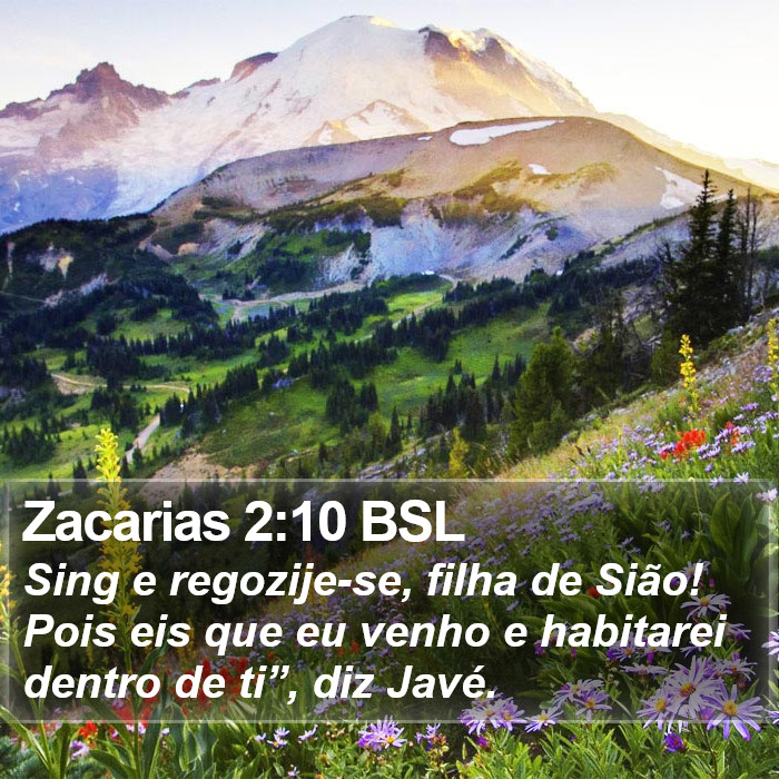 Zacarias 2:10 BSL Bible Study