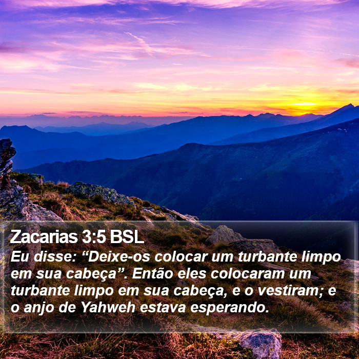 Zacarias 3:5 BSL Bible Study