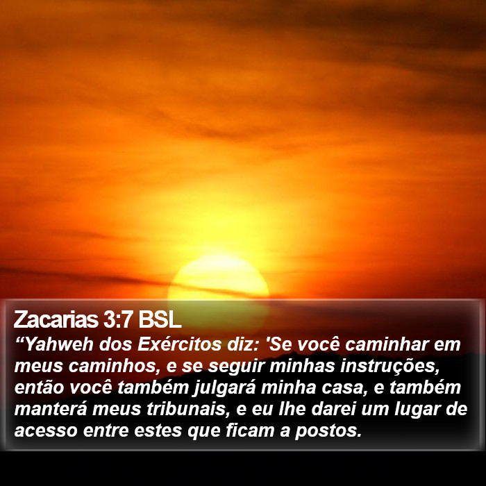 Zacarias 3:7 BSL Bible Study
