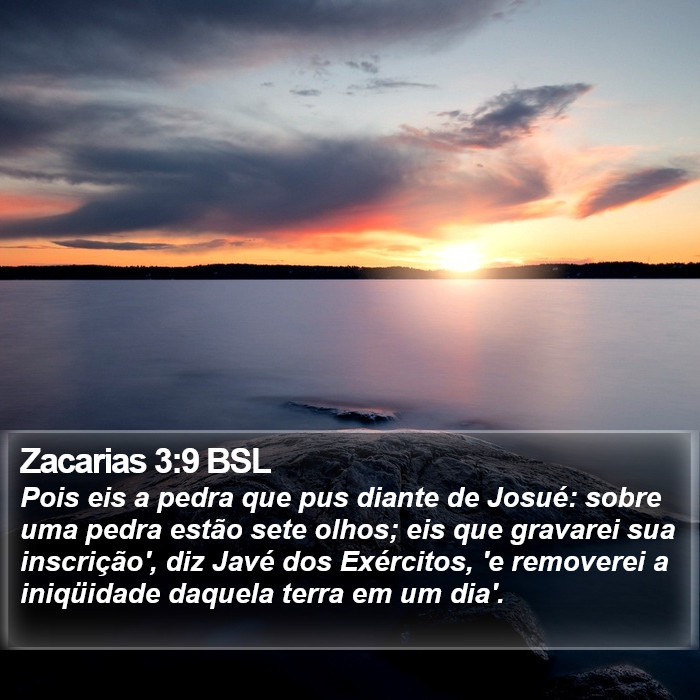 Zacarias 3:9 BSL Bible Study