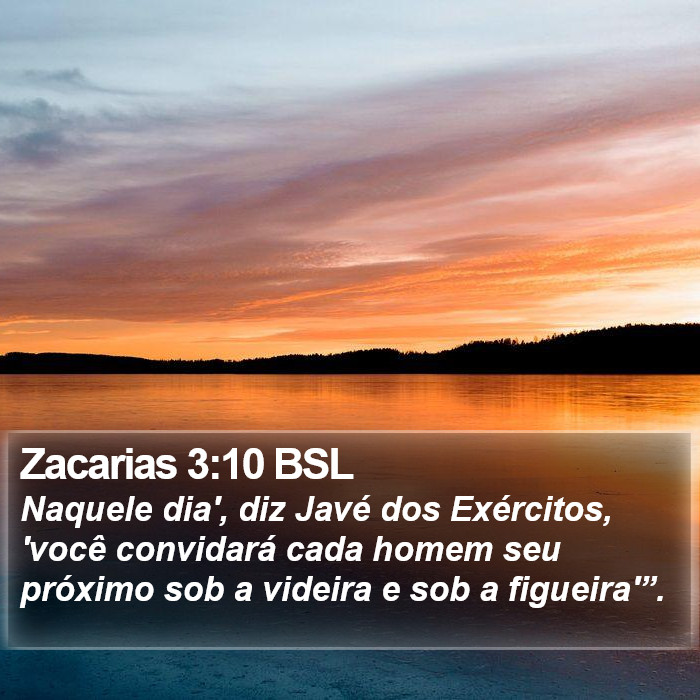Zacarias 3:10 BSL Bible Study