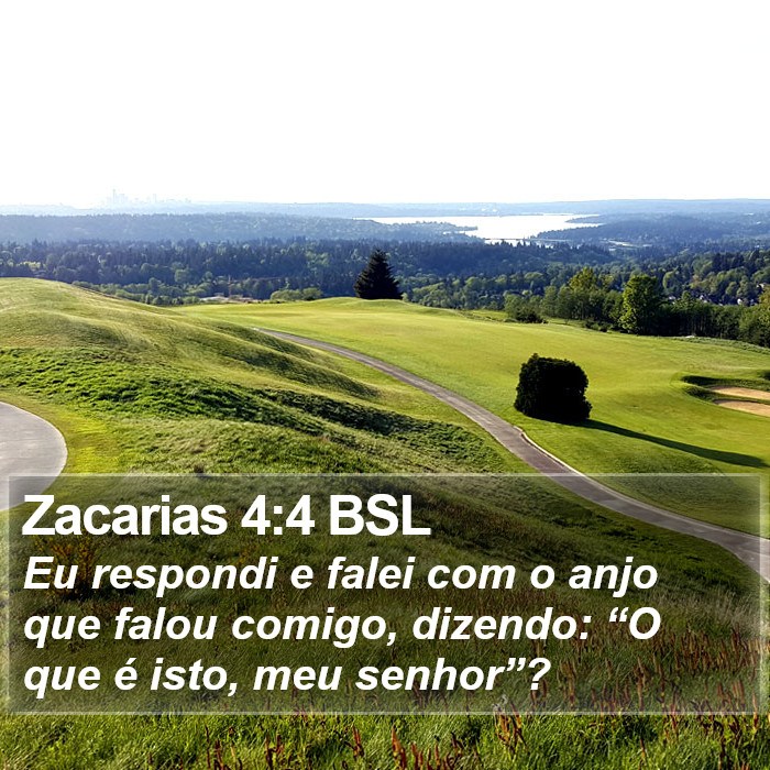 Zacarias 4:4 BSL Bible Study