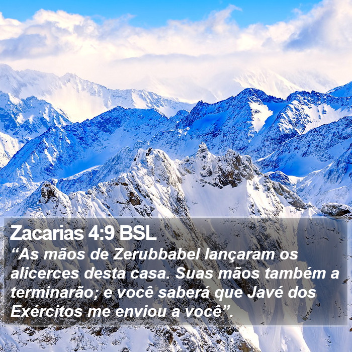 Zacarias 4:9 BSL Bible Study