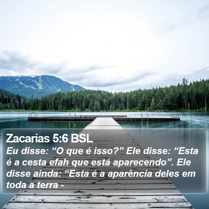 Zacarias 5:6 BSL Bible Study