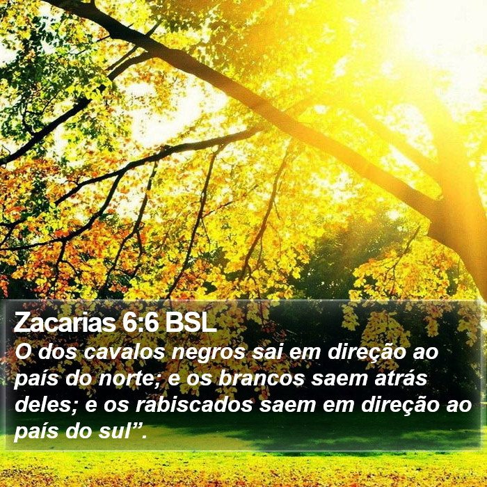 Zacarias 6:6 BSL Bible Study