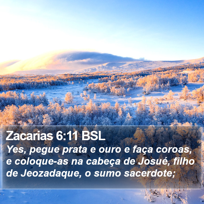 Zacarias 6:11 BSL Bible Study