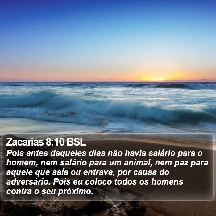 Zacarias 8:10 BSL Bible Study