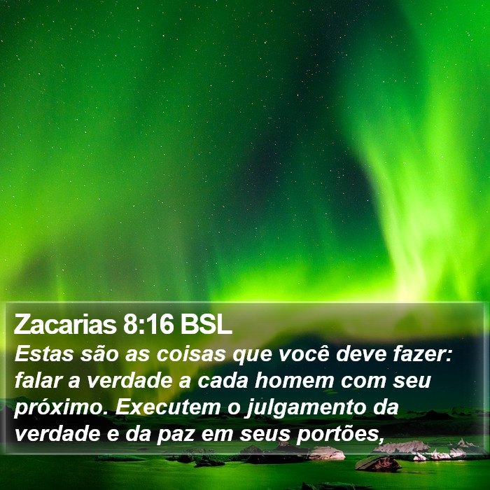 Zacarias 8:16 BSL Bible Study