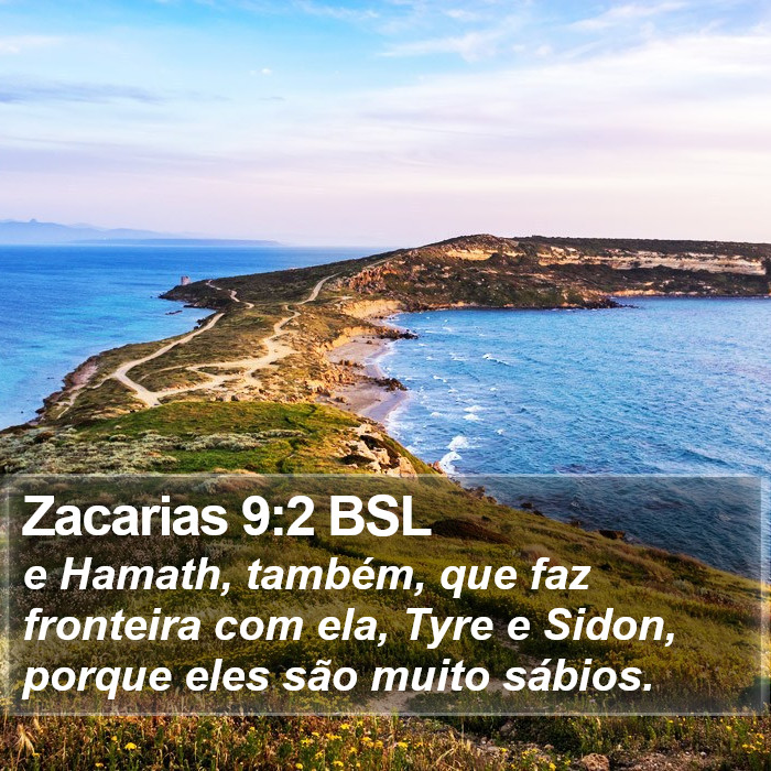 Zacarias 9:2 BSL Bible Study