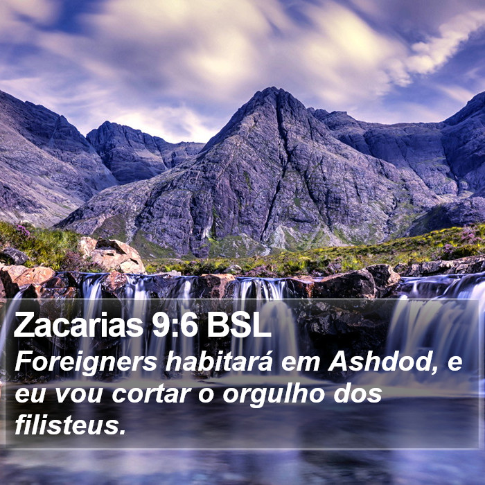 Zacarias 9:6 BSL Bible Study