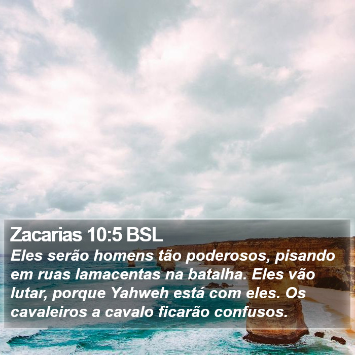 Zacarias 10:5 BSL Bible Study