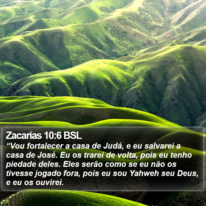 Zacarias 10:6 BSL Bible Study