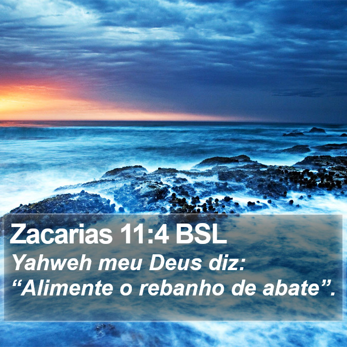 Zacarias 11:4 BSL Bible Study