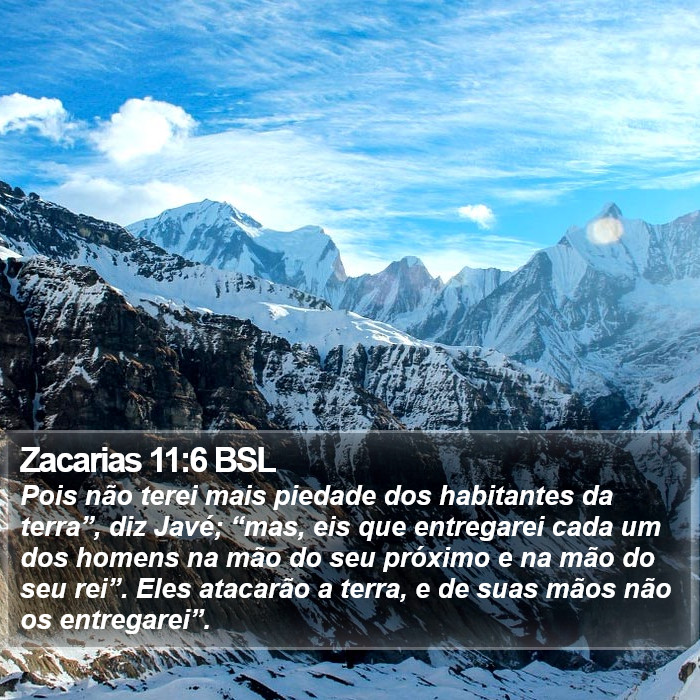 Zacarias 11:6 BSL Bible Study