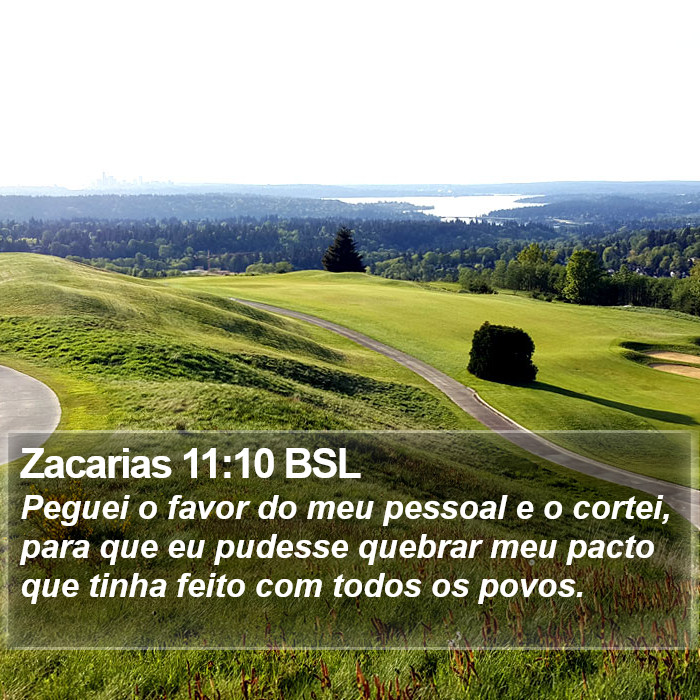 Zacarias 11:10 BSL Bible Study