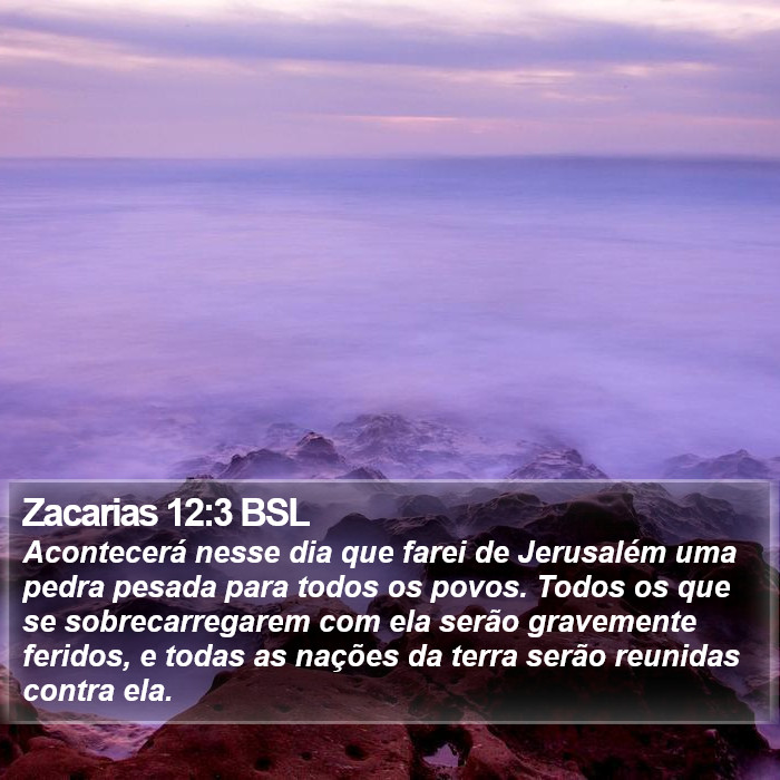 Zacarias 12:3 BSL Bible Study