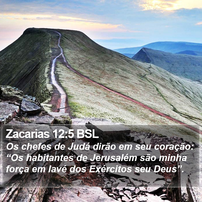 Zacarias 12:5 BSL Bible Study