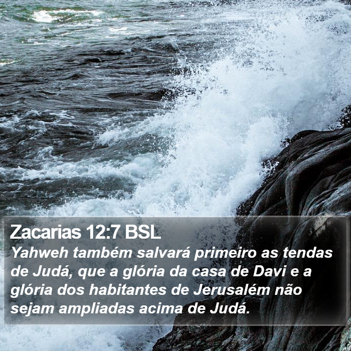 Zacarias 12:7 BSL Bible Study