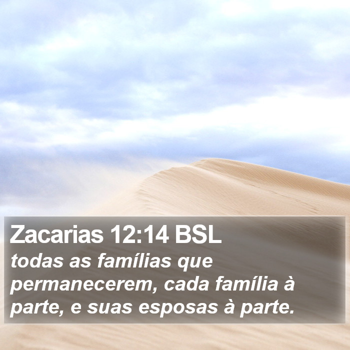 Zacarias 12:14 BSL Bible Study