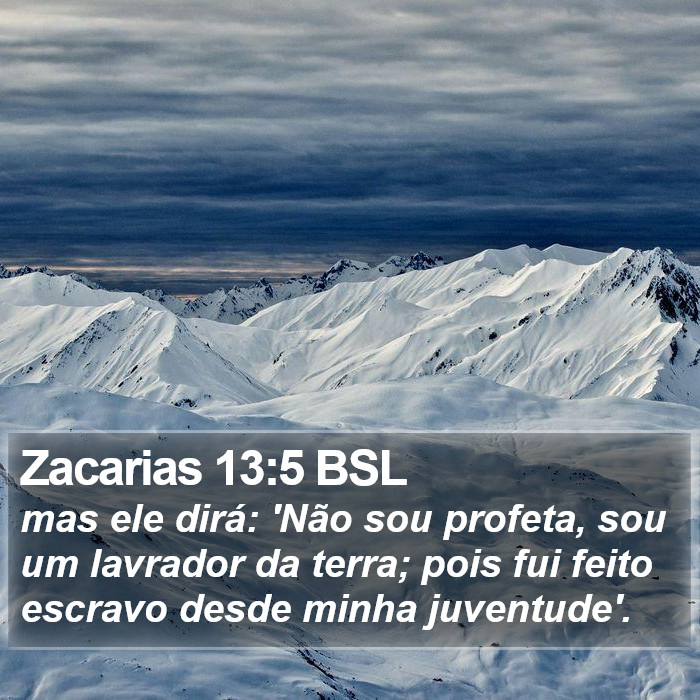 Zacarias 13:5 BSL Bible Study