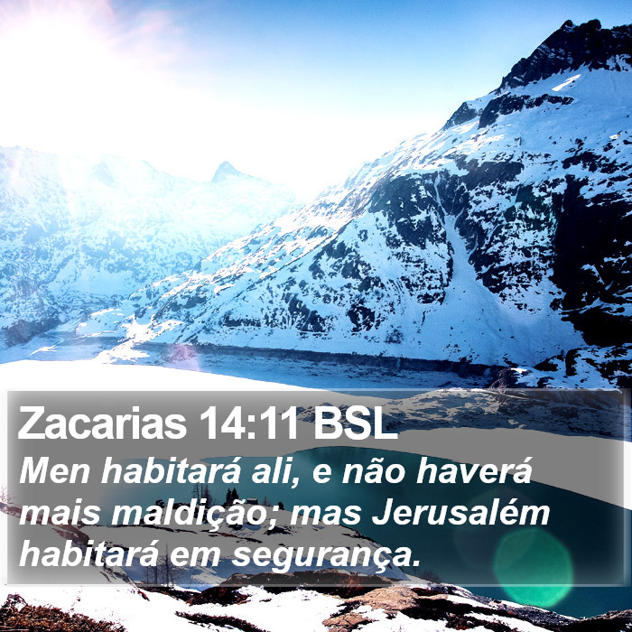 Zacarias 14:11 BSL Bible Study